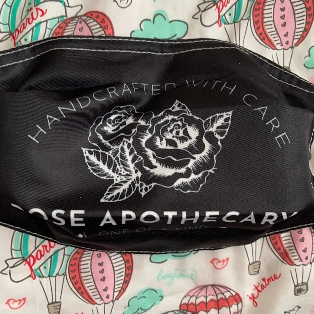 New Rose Apothecary face mask